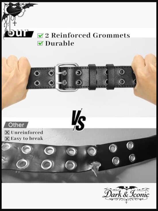 Faux Leather Rhinestone Western Belt with Cross & Diamond - M 32-37 Waist